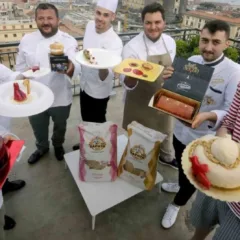Napoli Hotel Mediterraneo 08 luglio 2019 San Genna' un Dolce per San Gennaro confronto creativo tra i maestri pasticceri per il riconoscimento del miglior dolce dedicato a San Gennaro. Ph: Stefano Renna / Roberta De Maddi