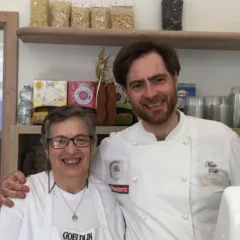 Pasta e... a Sant'Agata dei due golfi, Mario Pollio con la mamma Patrizia