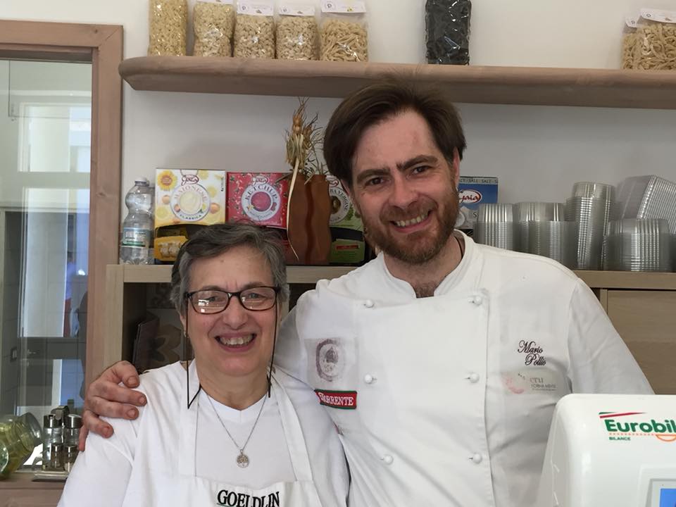 Pasta e... a Sant'Agata dei due golfi, Mario Pollio con la mamma Patrizia