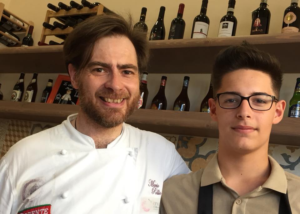 Pasta e... a Sant'Agata dei due golfi, Mario con il figlio Filippo