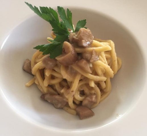 Tonnarelli con porcini