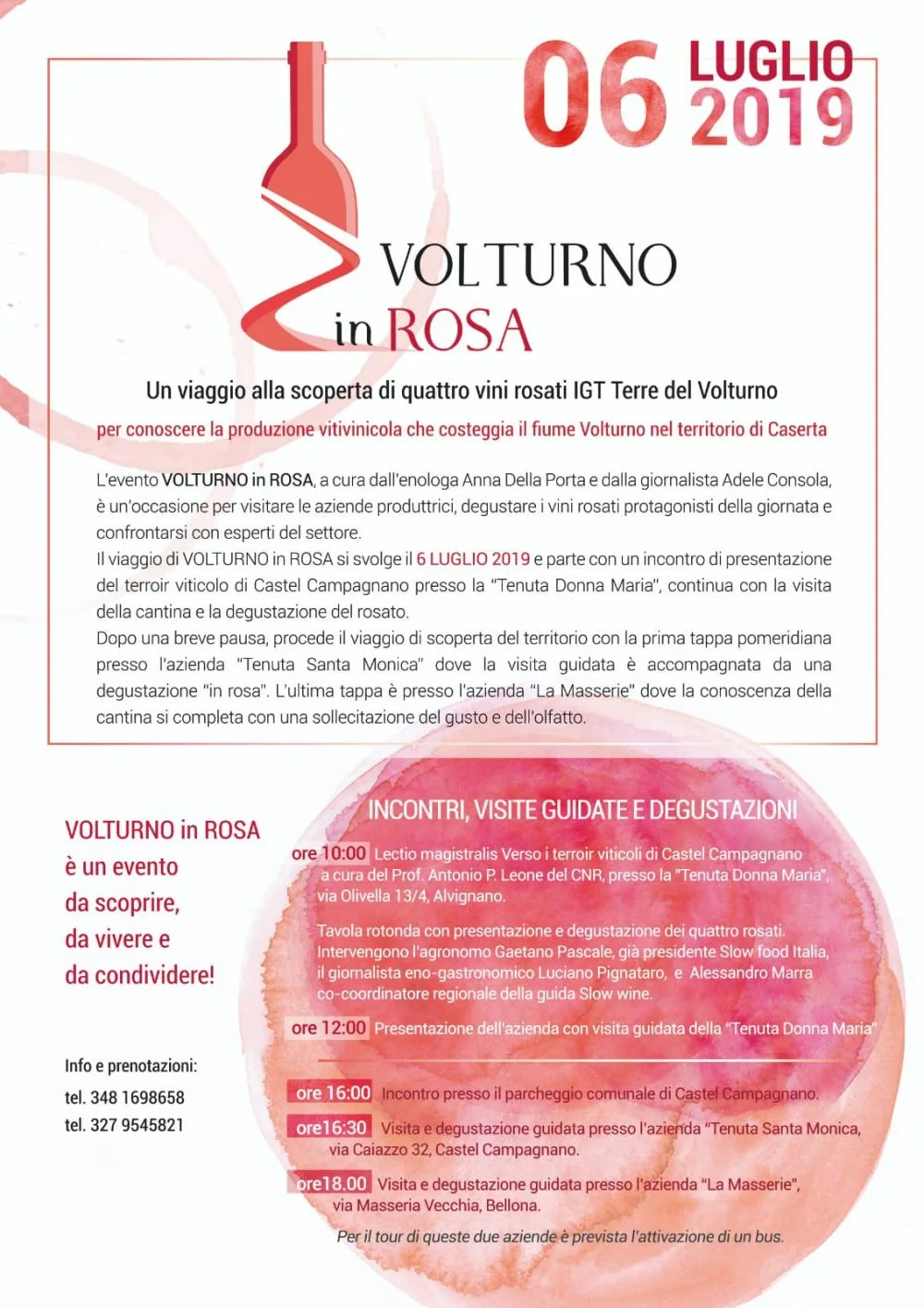 Volturno in rosa - 6 luglio 2019