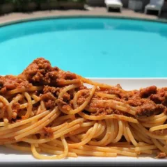 De La Ville, Riccione, spaghetti con vista, anche se…