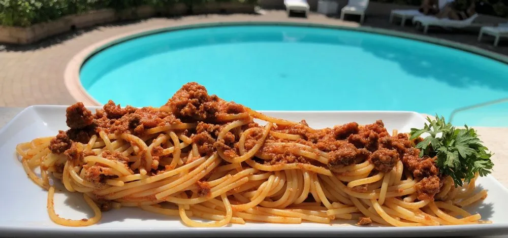 De La Ville, Riccione, spaghetti con vista, anche se…