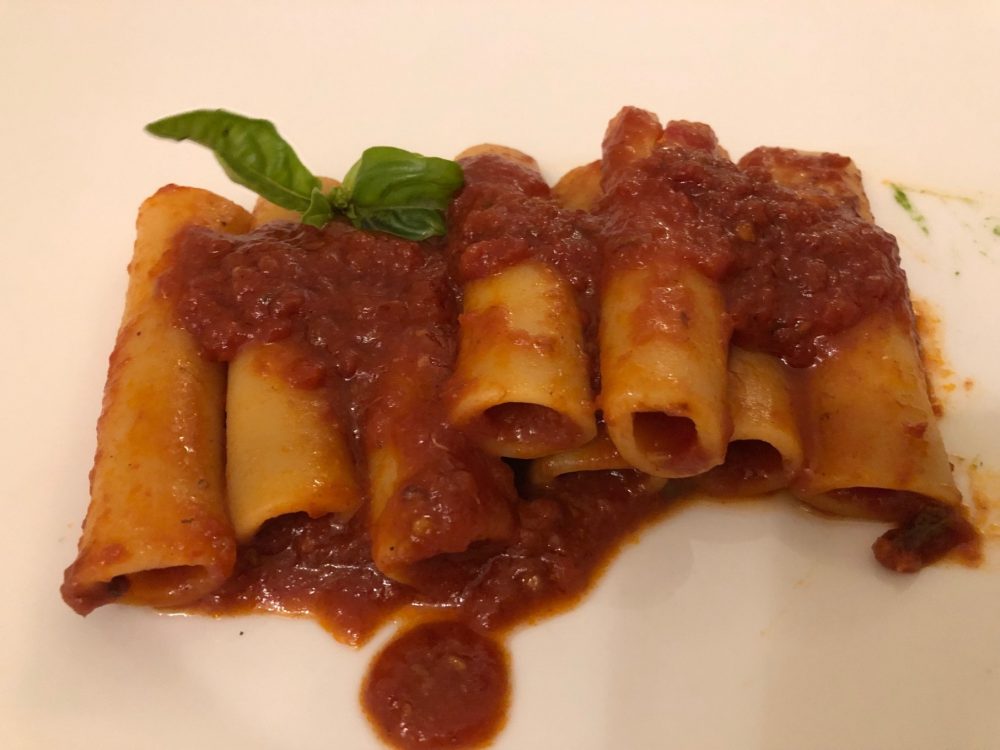 O Ca Bistro', Nocera Inferiore, candele Vicidomini con ragù di capra