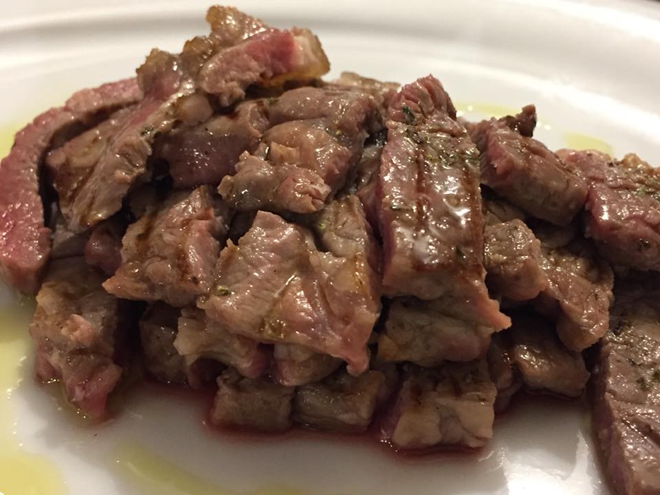 'U Parlatorio, tagliata di manzo