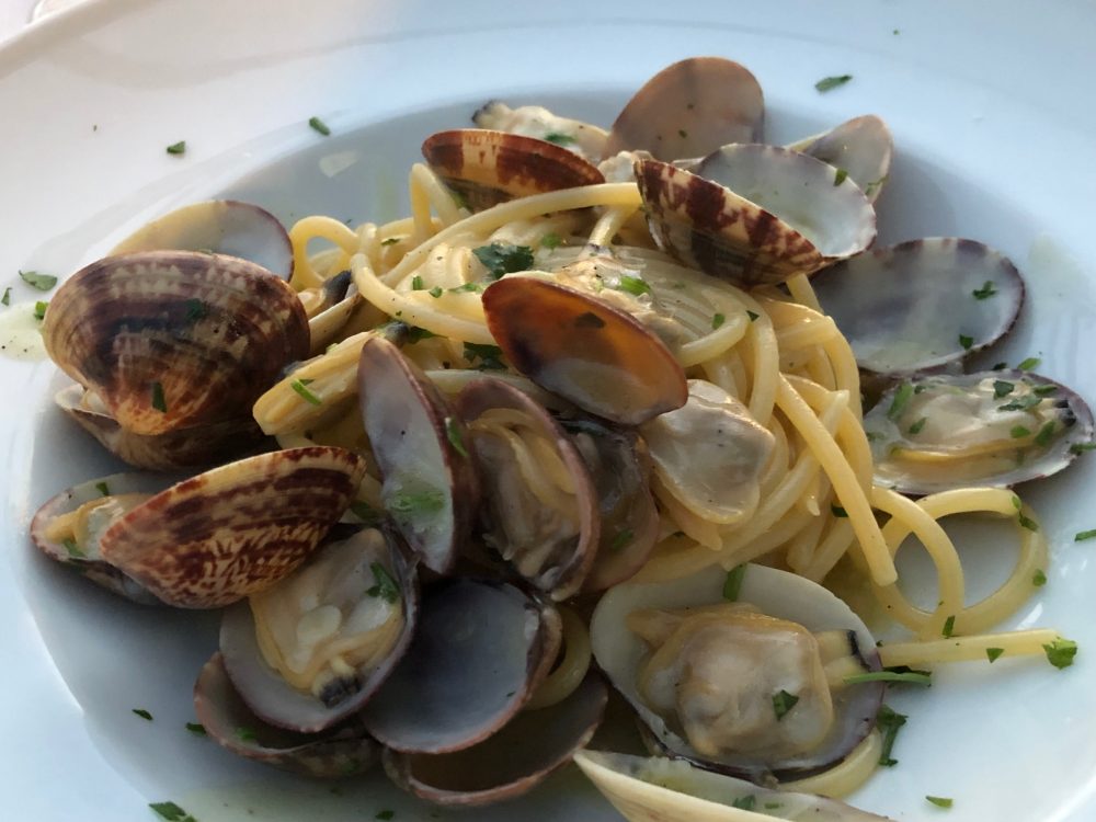 La Scogliera, Ascea Marina, spaghetti con le vongole