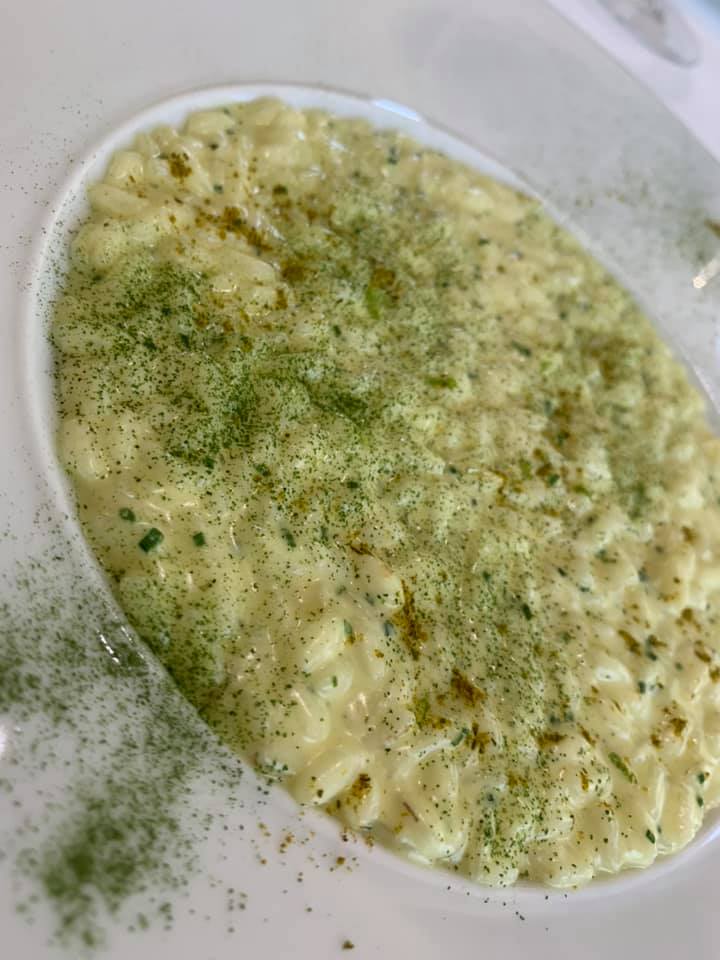 Ristorante Marotta - Risotto, Caprino, Curry Verde e Lime