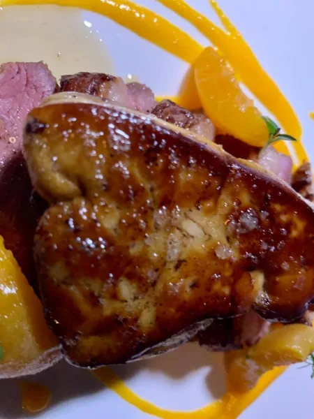 Aquadulcis, anatra, foie gras e albicocca