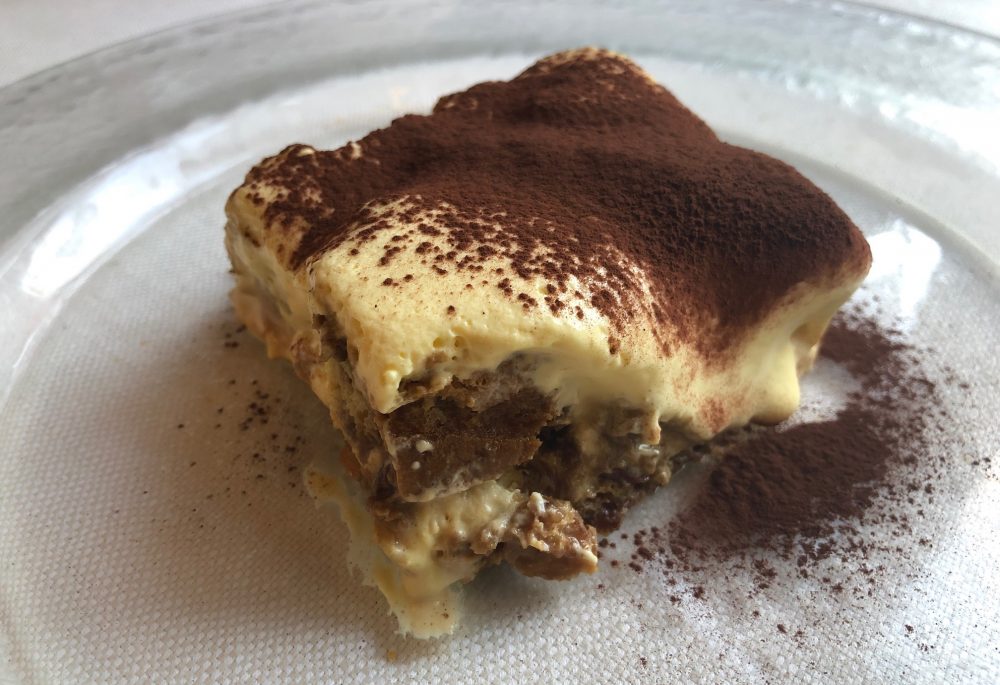 Trattoria Visconti, tiramisu' con panettone artigianale