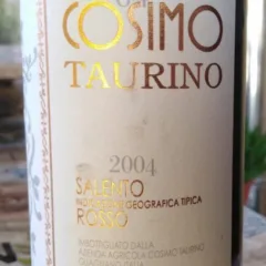 A 64 Cosimo Taurino Salento Rosso Igt 2004