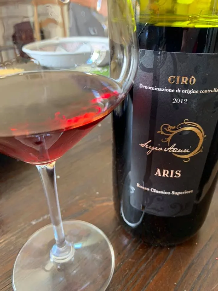 Aris 2012 Cirò rosso classico Sergio Arcuri