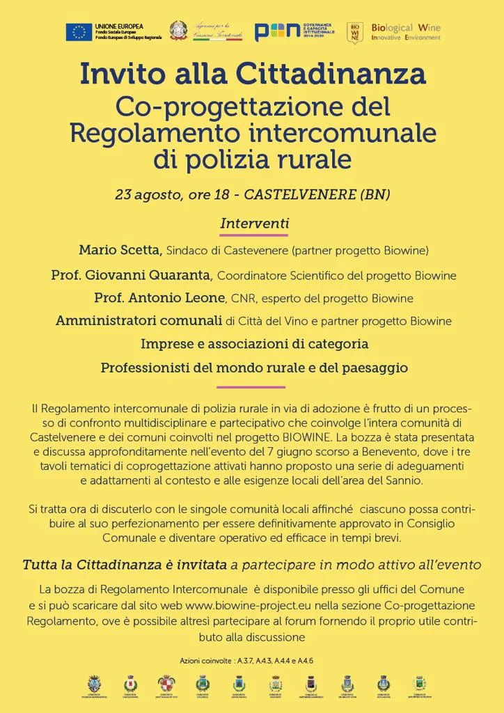 La locandina dell'evento