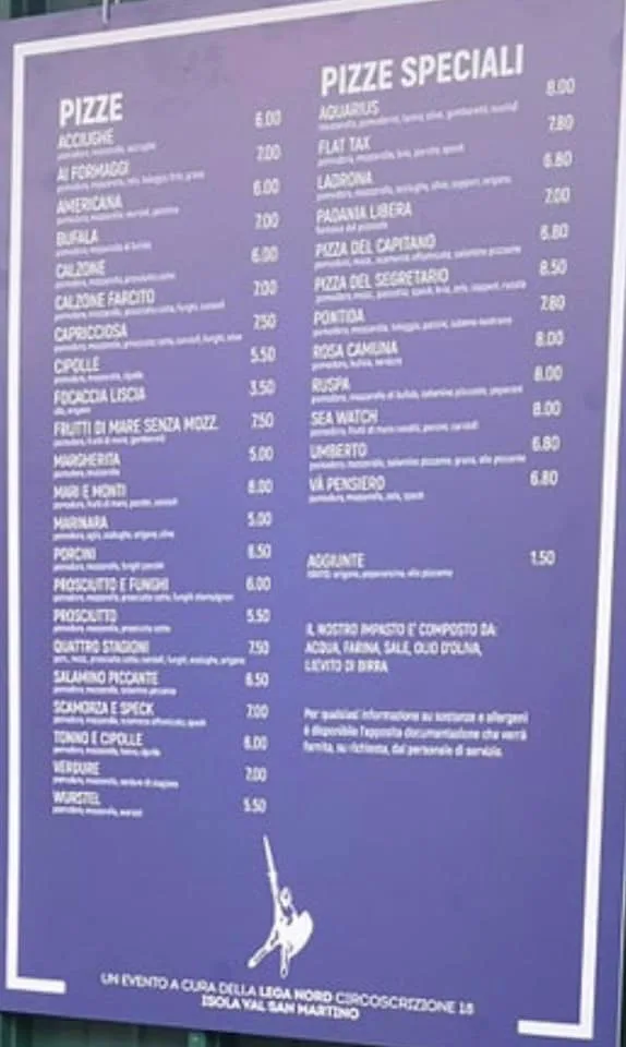 Menu leghista di Gino Sorbillo