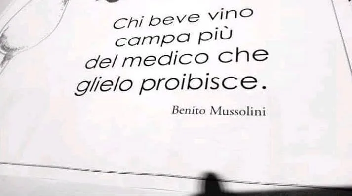 Tovaglietta con il Duce