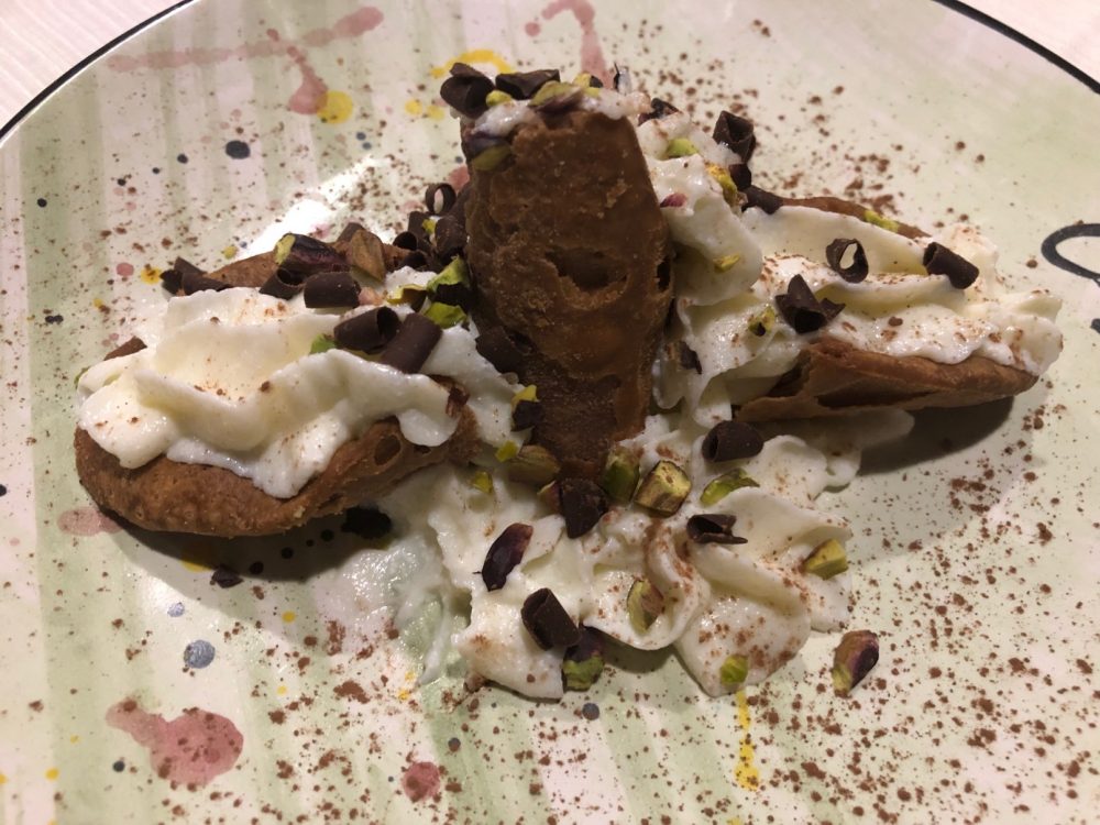 Trattoria O’Romano - cannolo scomposto