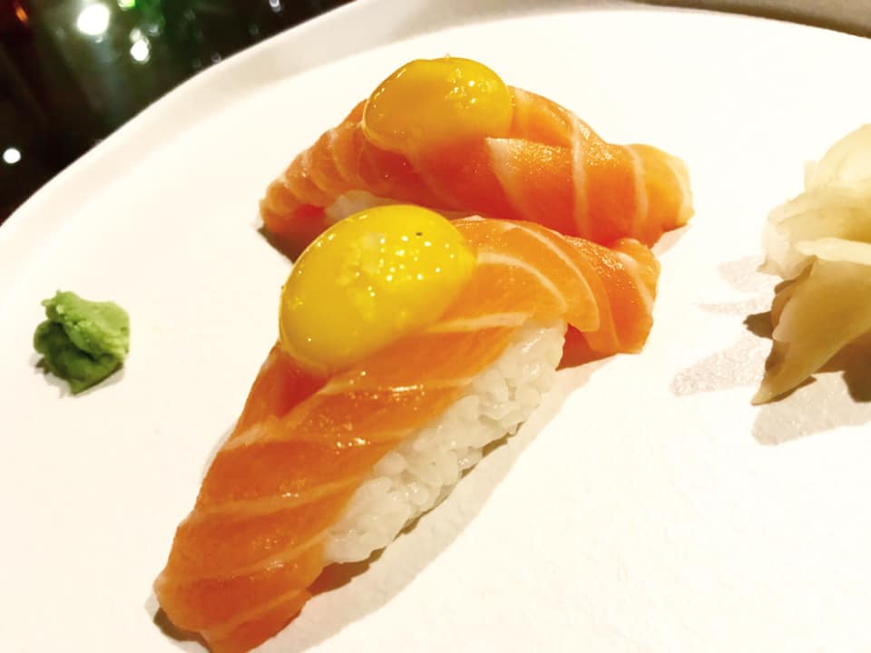 KKBB, Nigiri di Salmone e Uova di Quaglia