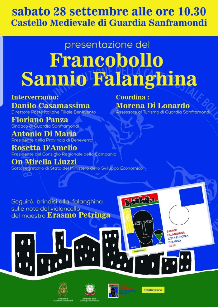 Francobollo celebrativo di Sannio Falanghina