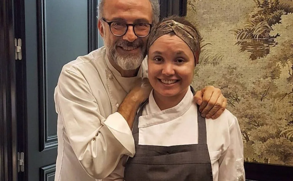 Karime Lopez Condo con Massimo Bottura