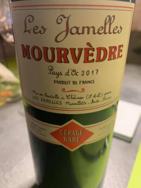 Mourvedre 2017 Les Jamelles