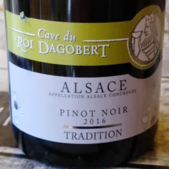 Pinot Noir Alsace AAC Tradition 2016 Cave du Roi Dagobert