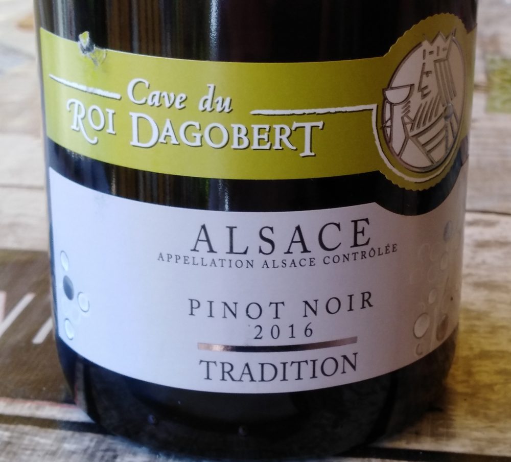 Pinot Noir Alsace AAC Tradition 2016 Cave du Roi Dagobert