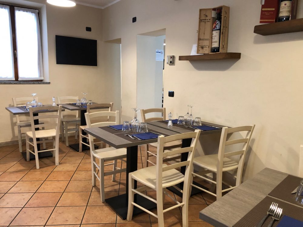 Trattoria Samperone, la sala da pranzo