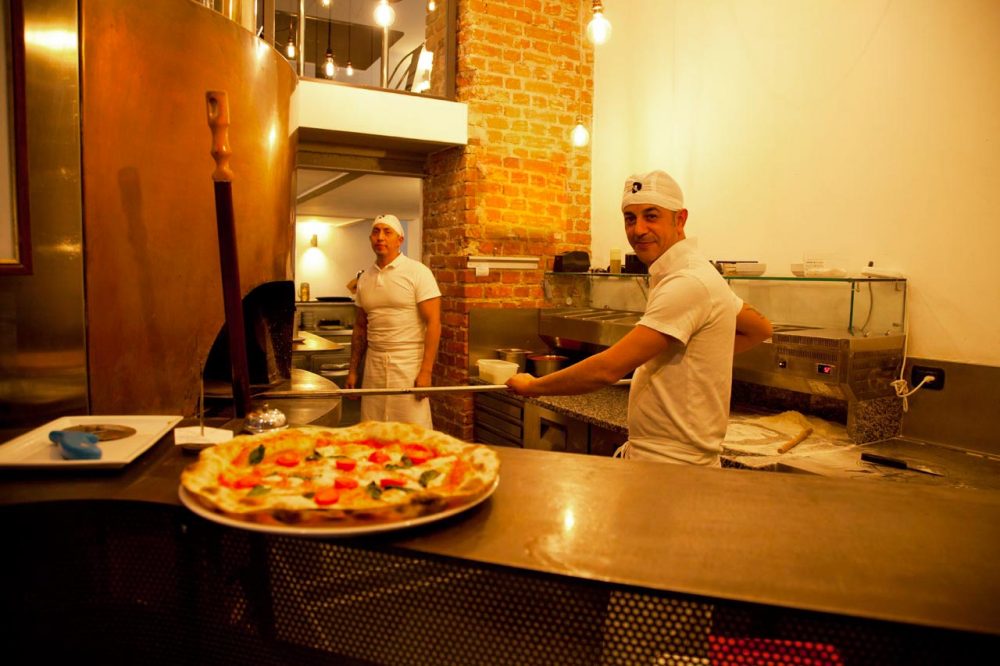 Pizzeria Barabba, forno e pizzaioli