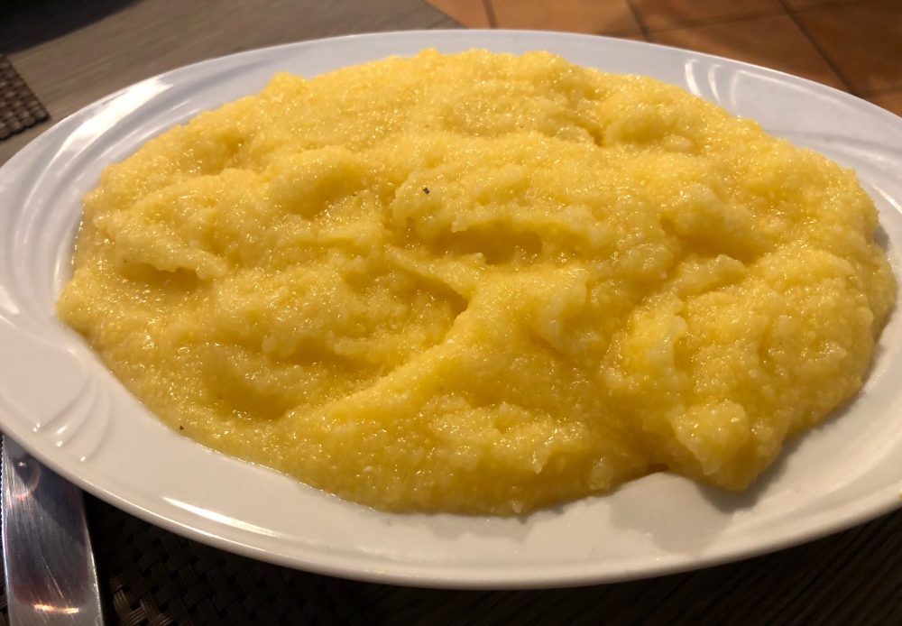 Trattoria Samperone, la polenta calda