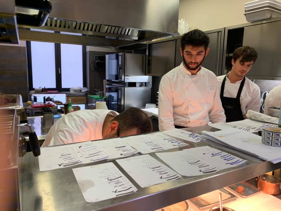 Osteria Francescana, le comande in cucina