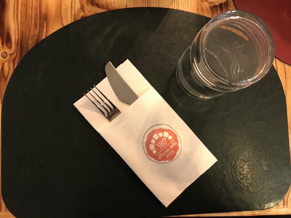 380’ Officine della pizza - mise in place