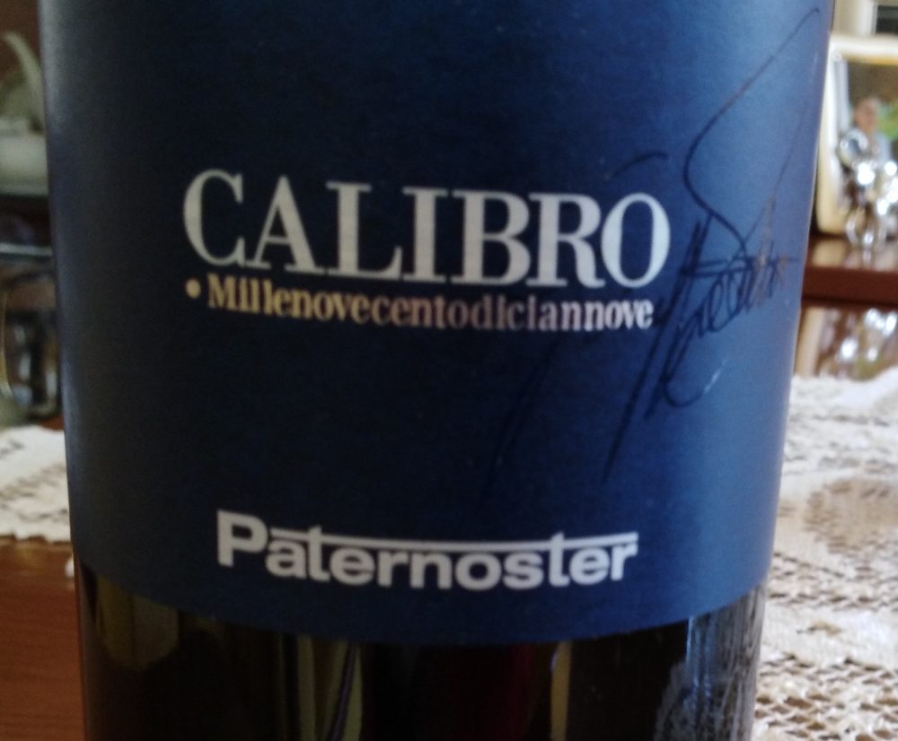 Calibro Aglianico del Vulture Doc 2011 Paternoster