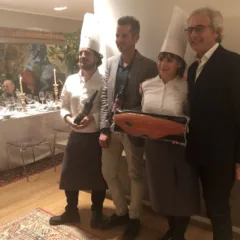 Chefs P.Zanobini e E. Minati, Claudio Cerati Upstream