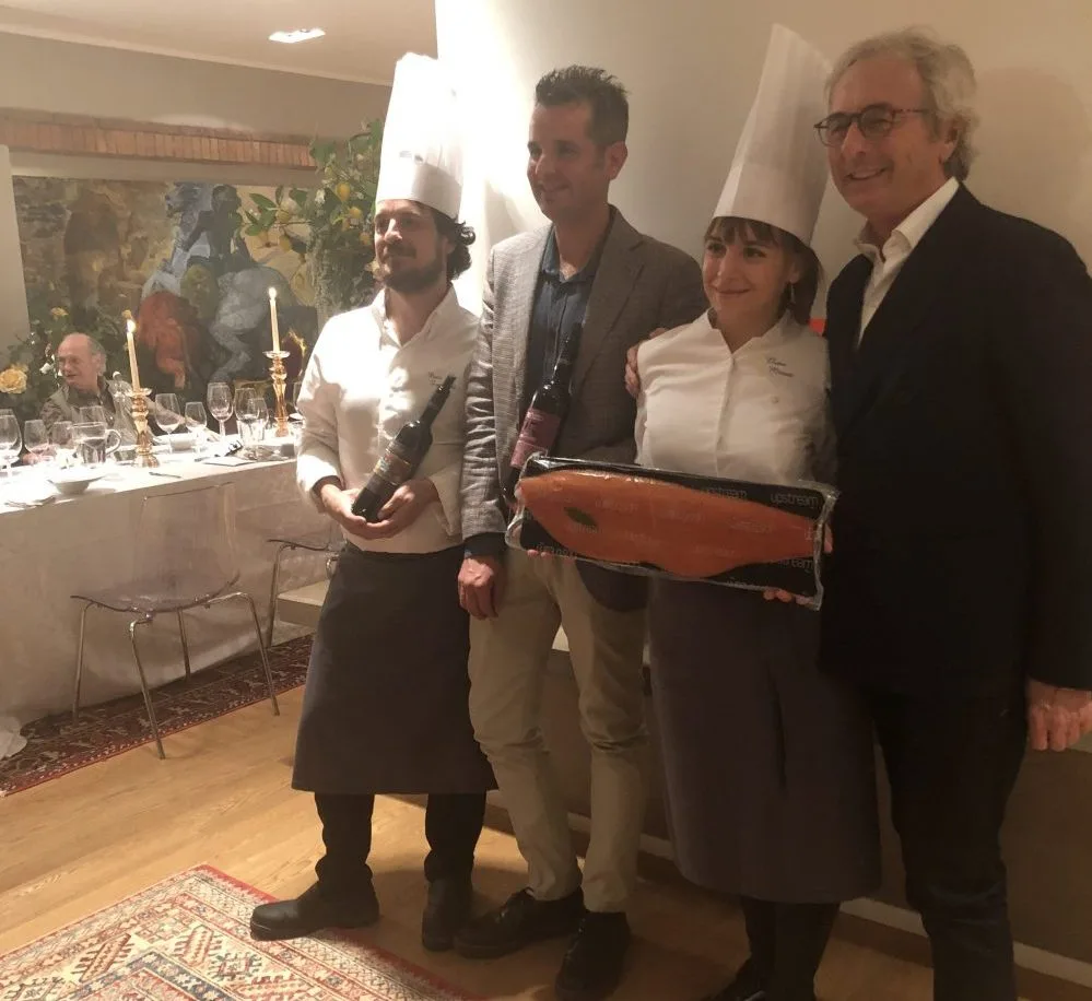 Chefs P.Zanobini e E. Minati, Claudio Cerati Upstream