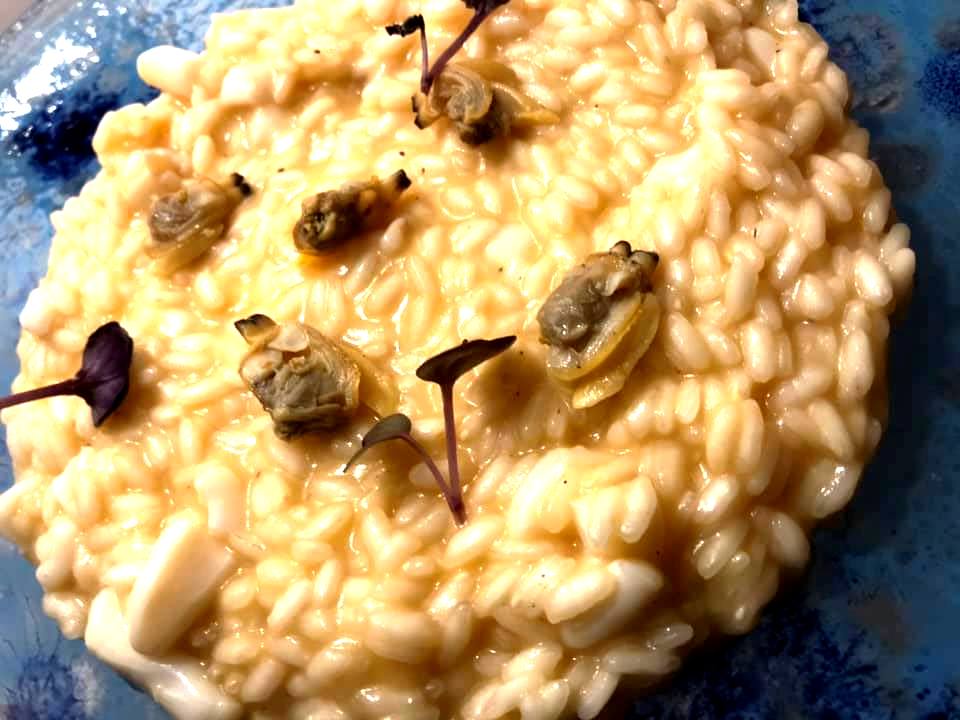 Excelsior Parco, Risotto, Vongole Veraci e Calamaretti Spillo