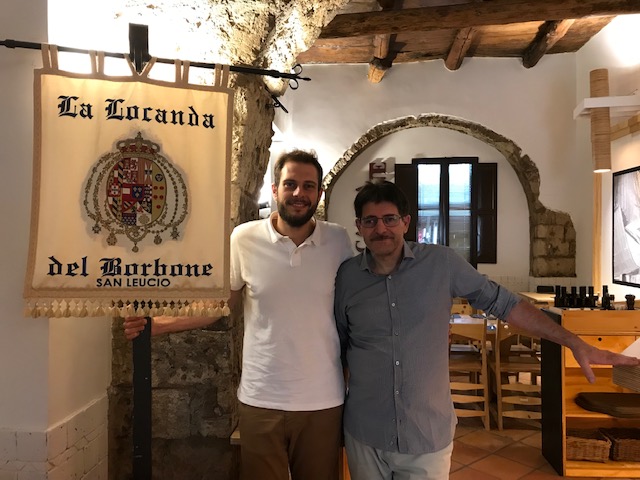 La Locanda del Borbone- Carlo Landolfi e il figlio Daniele