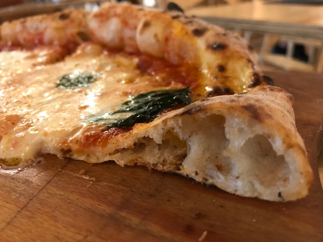 La Locanda del Borbone - sezione della pizza Margherita