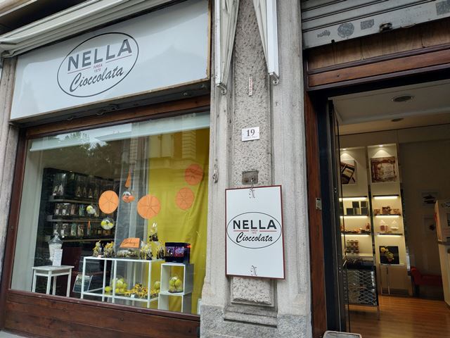 Nella Cioccolata - l'entrata della cioccolateria