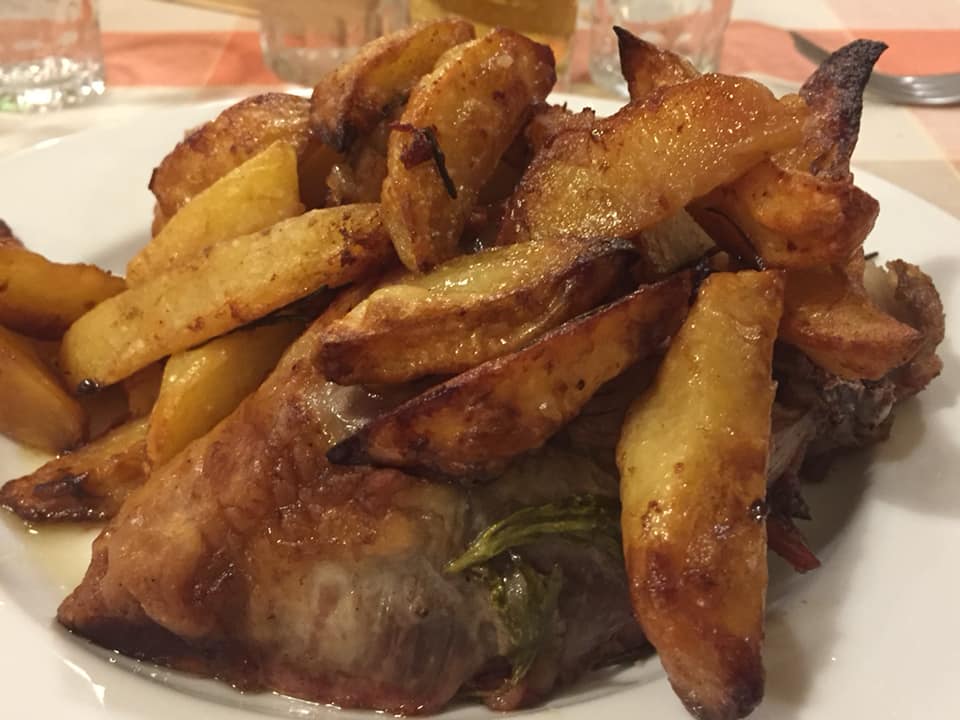 Trattoria L'Avvolgibile, abbacchio con patate