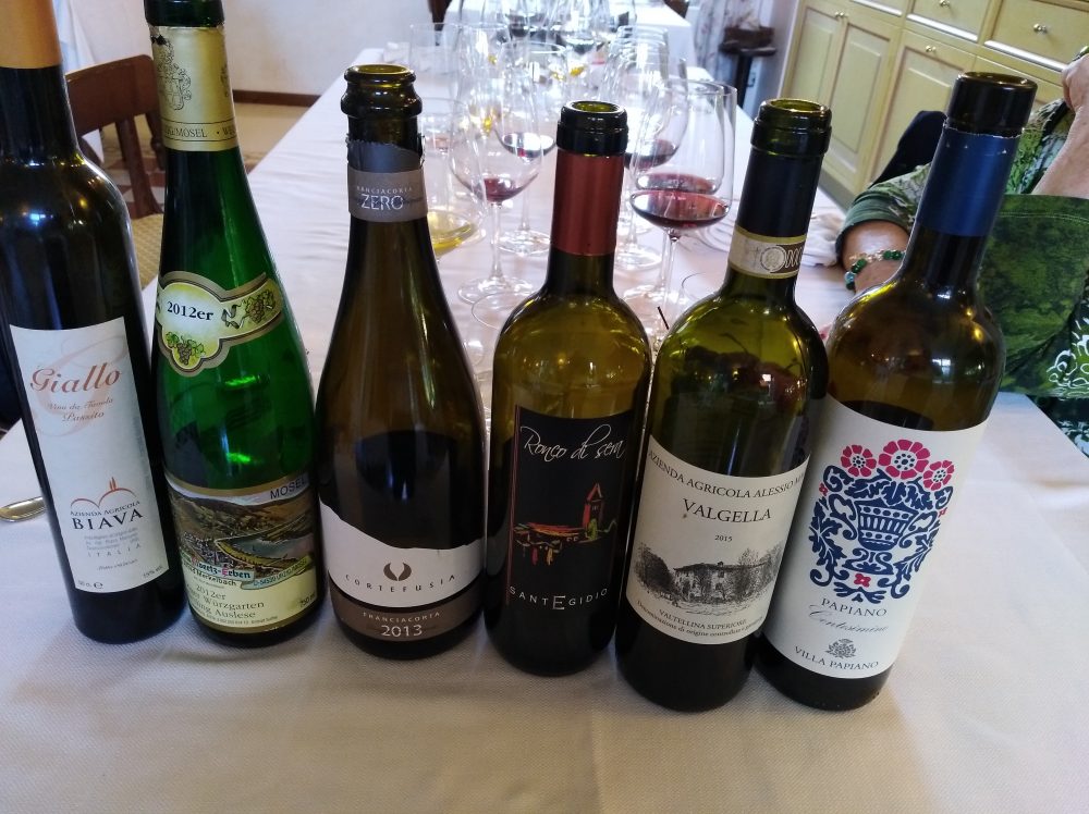 Trattoria Visconti Vini degustati