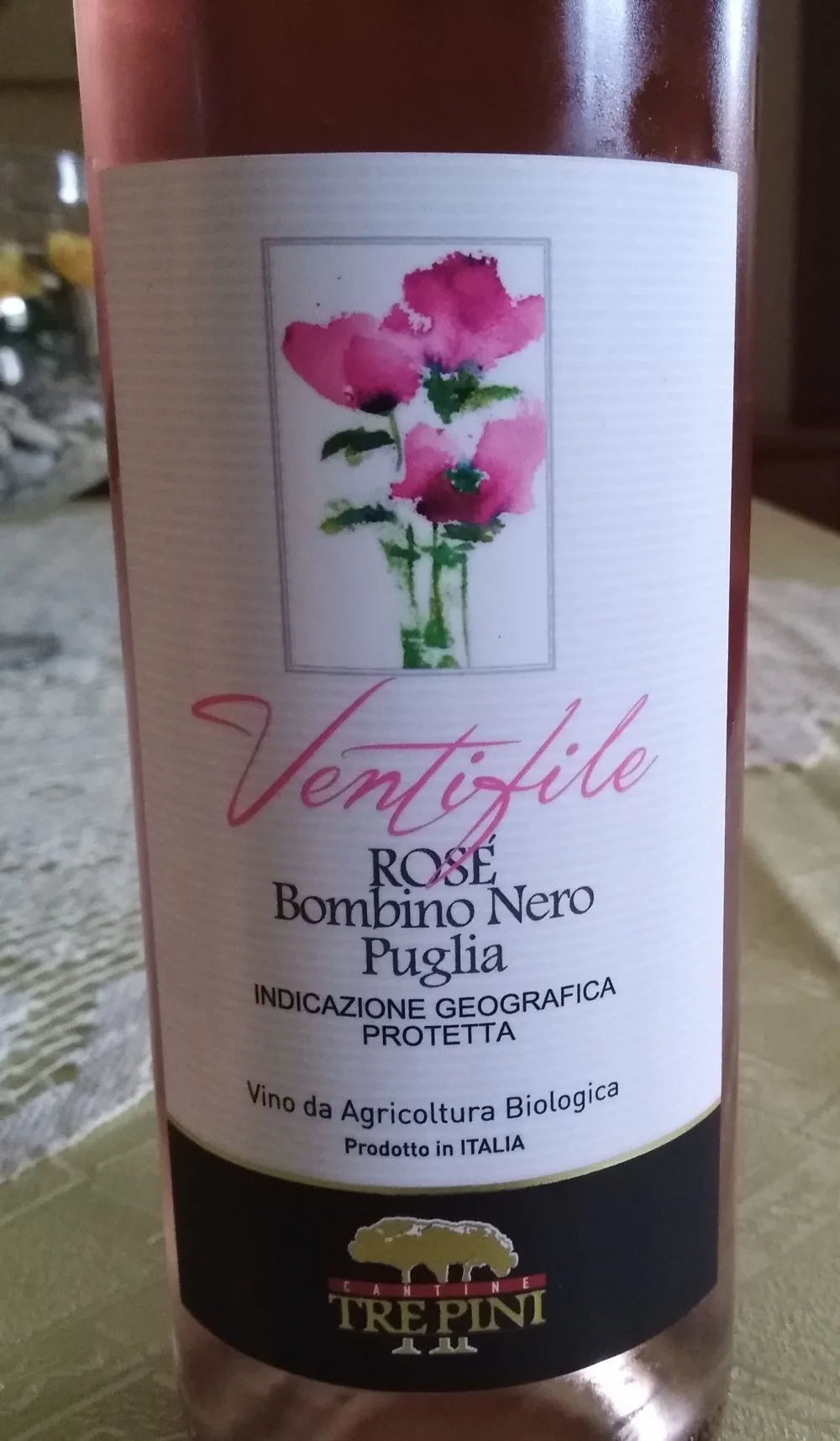 Ventifile Rose' Bombino Nero Puglia Igp 2018 Tre Pini