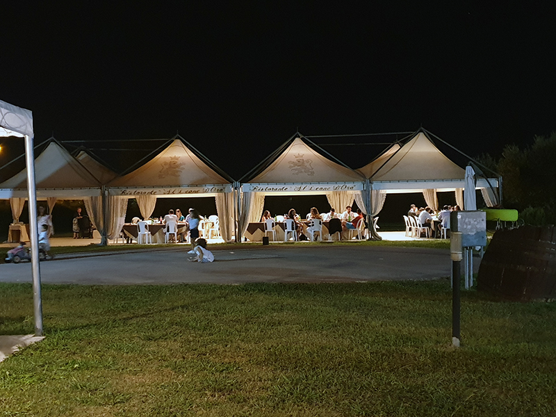 parte dei gazebi del giardino