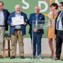 Umberto Bombana a LSDM2019 ritira il Premio Olitalia Modello d’Ispirazione 2019