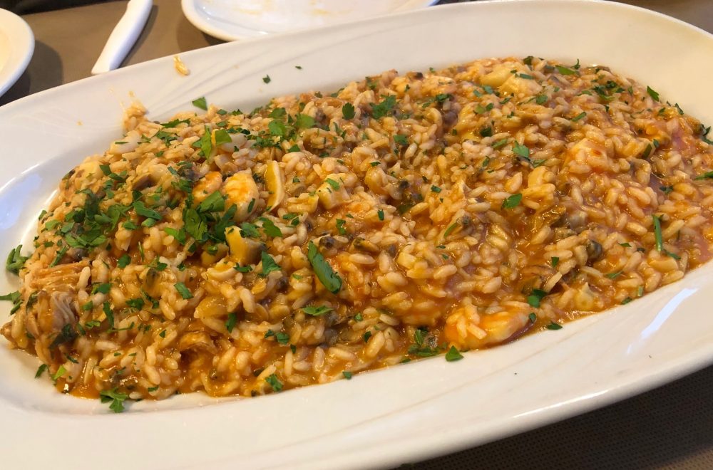Dei Mille, Riccione, risotto alla marinara conviviale