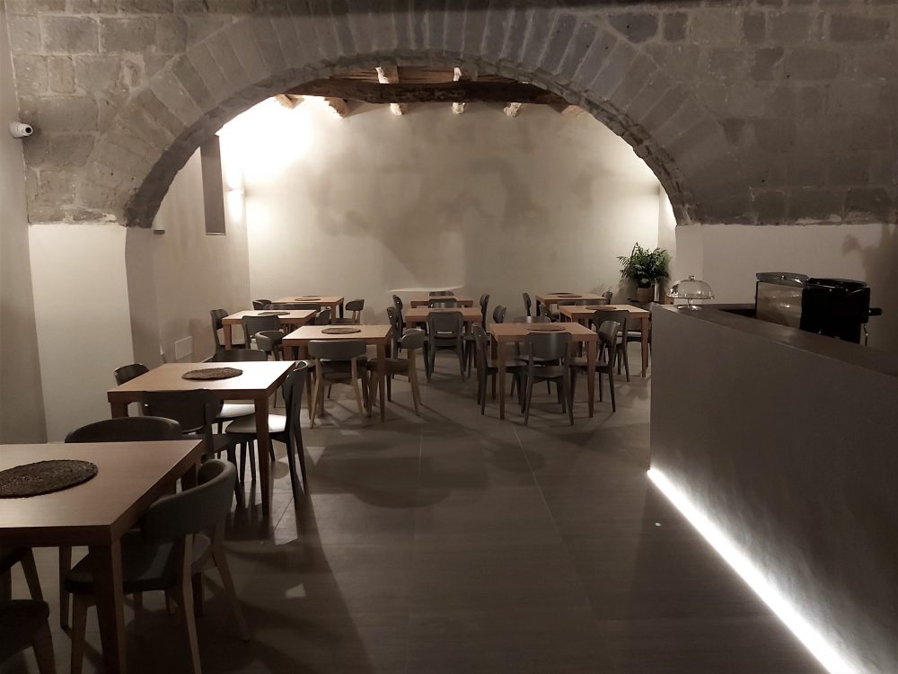 I Cacciagalli – interno sala degustazione vini