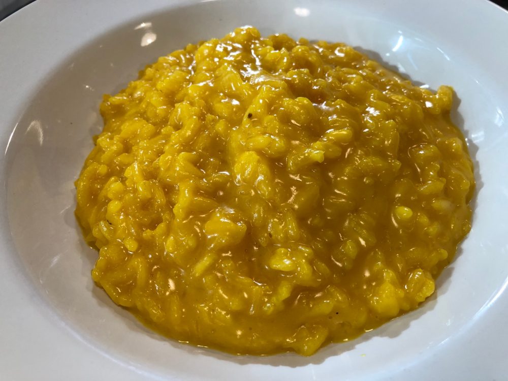 Osteria Oss Bus, Meda, risotto alla milanese