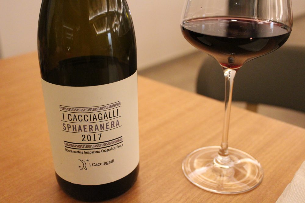 I Cacciagalli – il pallagrello SPHERANERA del 2017