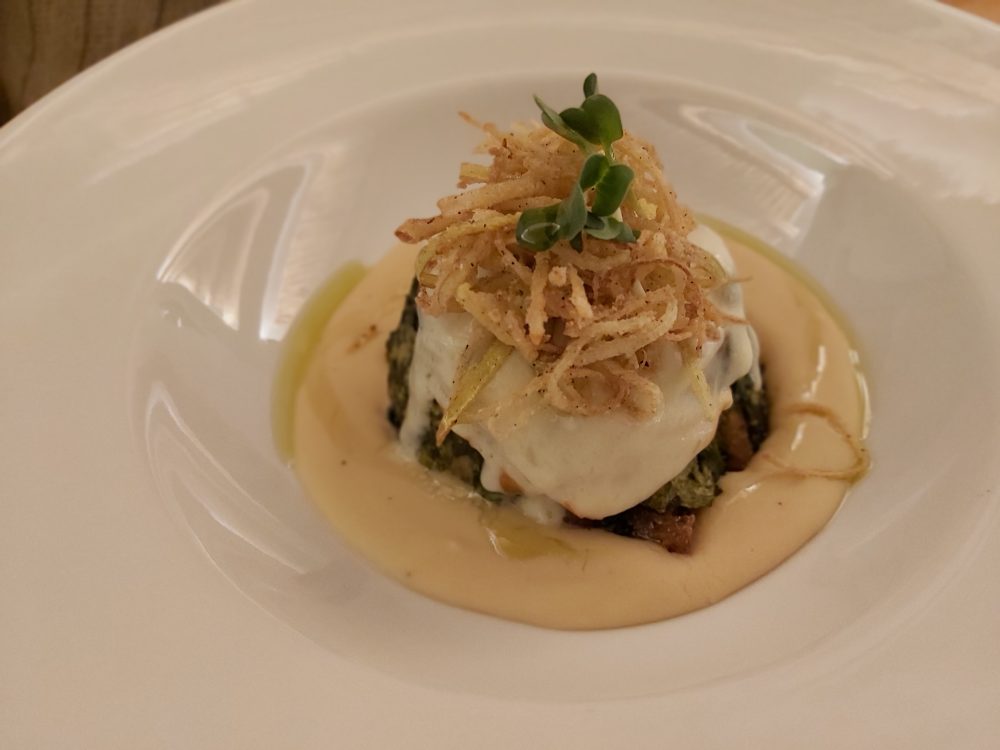 I Cacciagalli – flan di fagioli, caciocavallo e porri