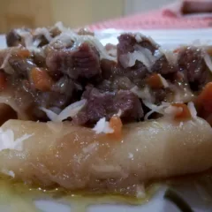 C Machri - Antichi Sapori, La Genovese con Marchigiana Sannita e Cipolle di Montoro