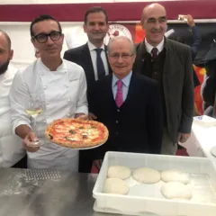 Gino Sorbillo, Aurelio Grasso, Libero Rillo e Helmut Köcher
